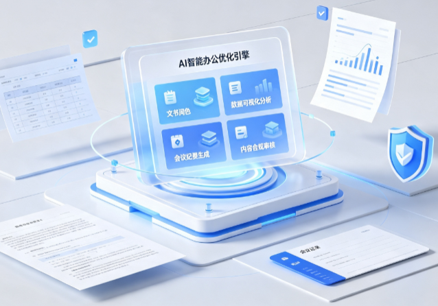 江海区AI重构现代办公体系 智能优化引擎助力企业轻量化高效运营
