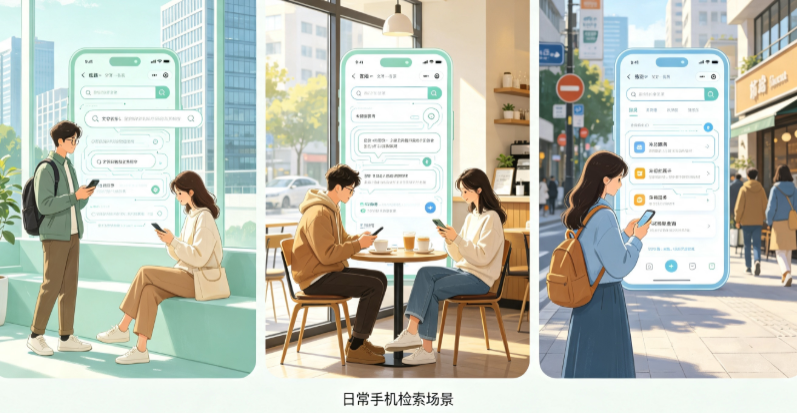 江海区普通人日常手机使用场景拆解：GEO 与 AI 优化如何改变信息检索体验